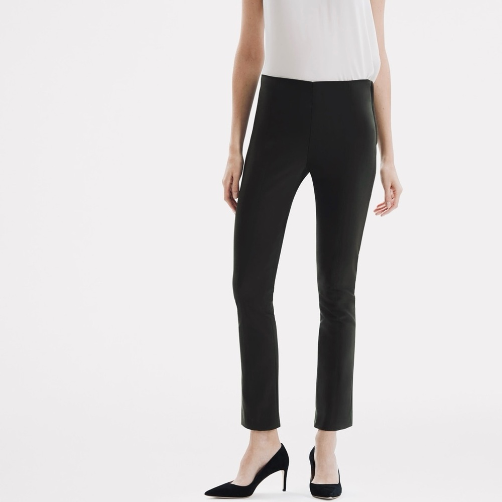 M.M.LaFleur-The Foster Cigarette PowerStretch Pant in black.Side zipper.Size 10